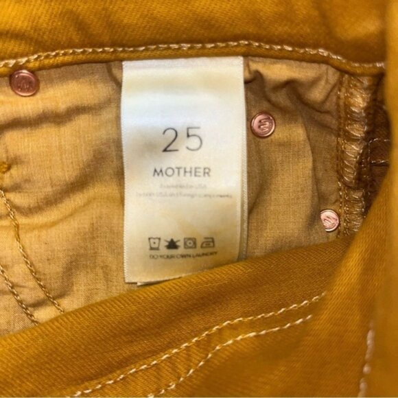 Mother Buckthorn Brown The Stunner Ankle Fray Jeans Size 25 - Picture 8 of 13